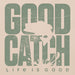 Life Is Good : Men's Good Catch Stack Short Sleeve T-Shirt