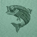 Life Is Good : Men's Woodcut Fish Short Sleeve Slub Slim T-Shirt