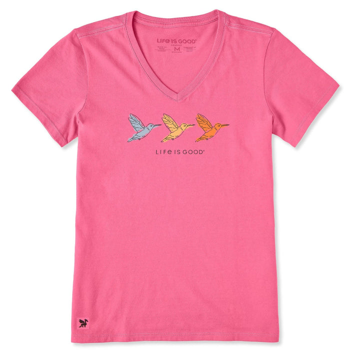 Women's Three Crafty Hummingbirds T-Shirt