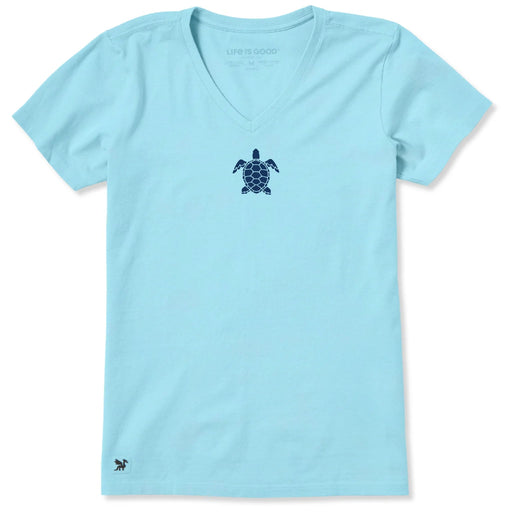 Life Is Good : Women's Beachy Turtle Short Sleeve T-Shirt