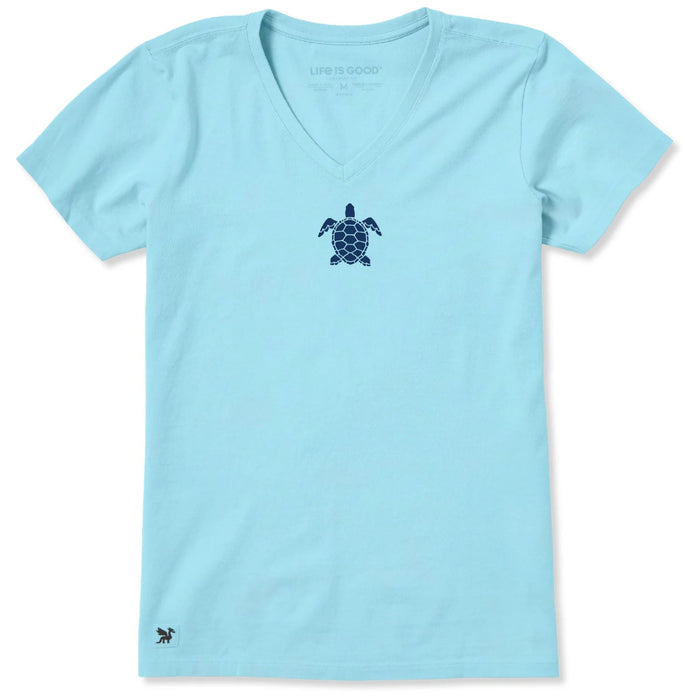 Life Is Good : Women's Beachy Turtle Short Sleeve T-Shirt