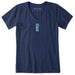 Life Is Good : Women's Seahorse Mini Short Sleeve T-Shirt