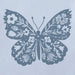 Life Is Good : Women's Floral Woodcut Butterfly Short Sleeve T-Shirt