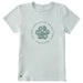Life Is Good : Women's Best Things in Life Are Dog Paws Floral Short T-Shirt