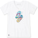 Life Is Good : Women's Beachy Sailing Flip Flops T-Shirt