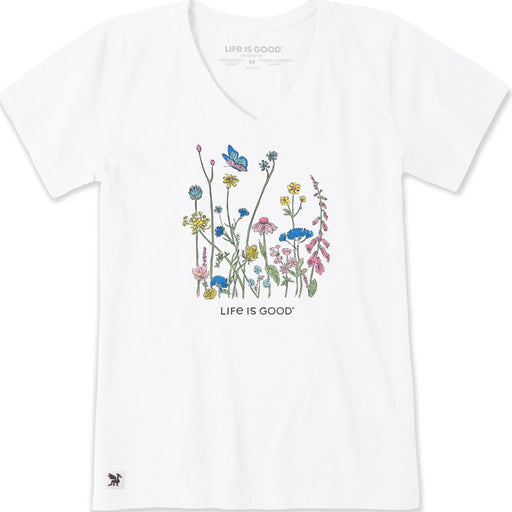 Women's Butterfly Flower Crusher T-Shirt