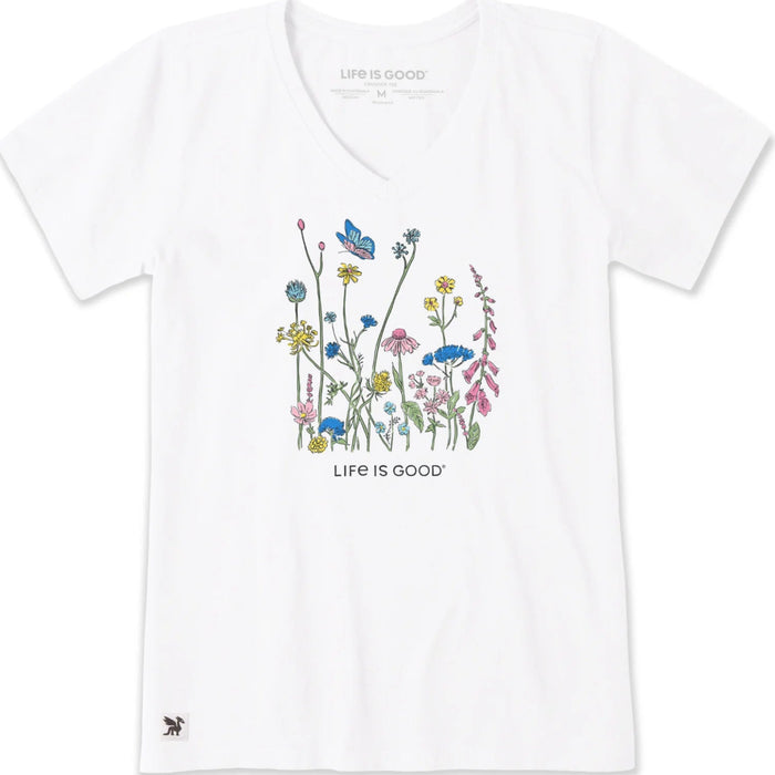 Women's Butterfly Flower Crusher T-Shirt