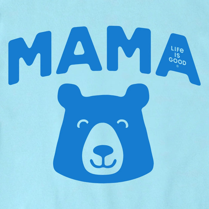 Life Is Good : Women's Mama Bear Head Short Sleeve Crusher T-Shirt