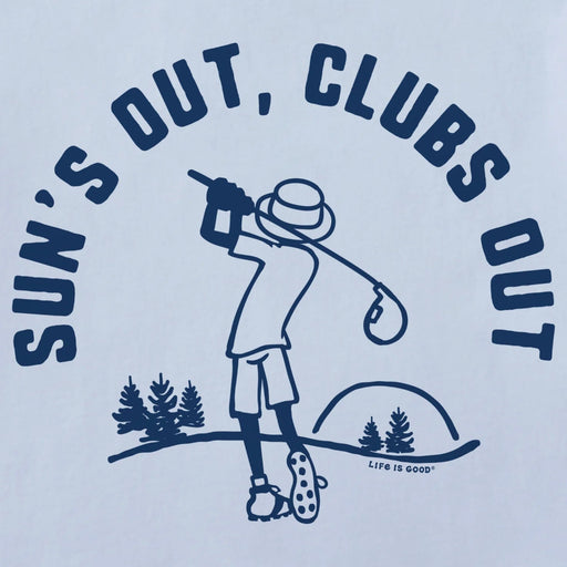 Life Is Good : Men's Sun's Out Clubs Out T-Shirt