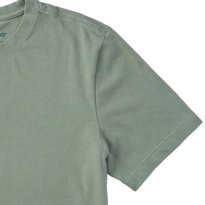 Men's Stacked Life is Good short sleeve Crusher T-shirt featuring a bold stacked graphic, crew neckline, and relaxed garment-washed fit for comfortable everyday wear.