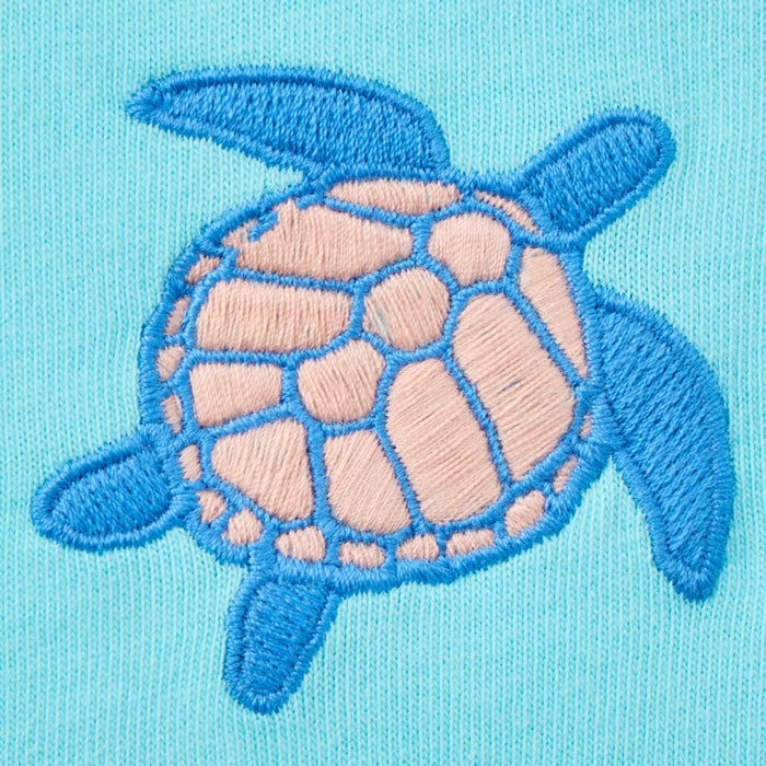 Women's Embroidered Sea Turtle Crusher T-shirt