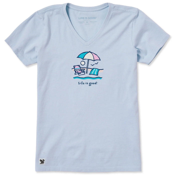 Women's Beach Umbrella Scene tshirt