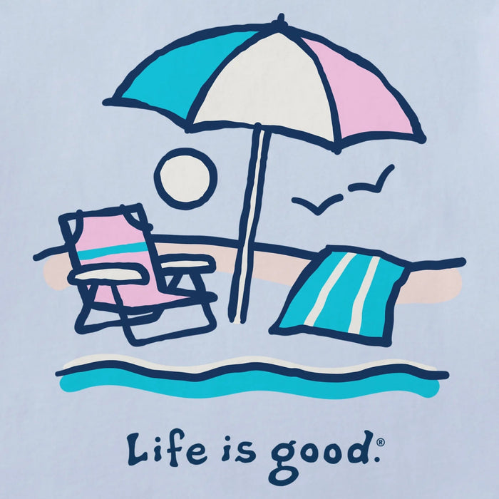 Women's Beach Umbrella Scene tshirt