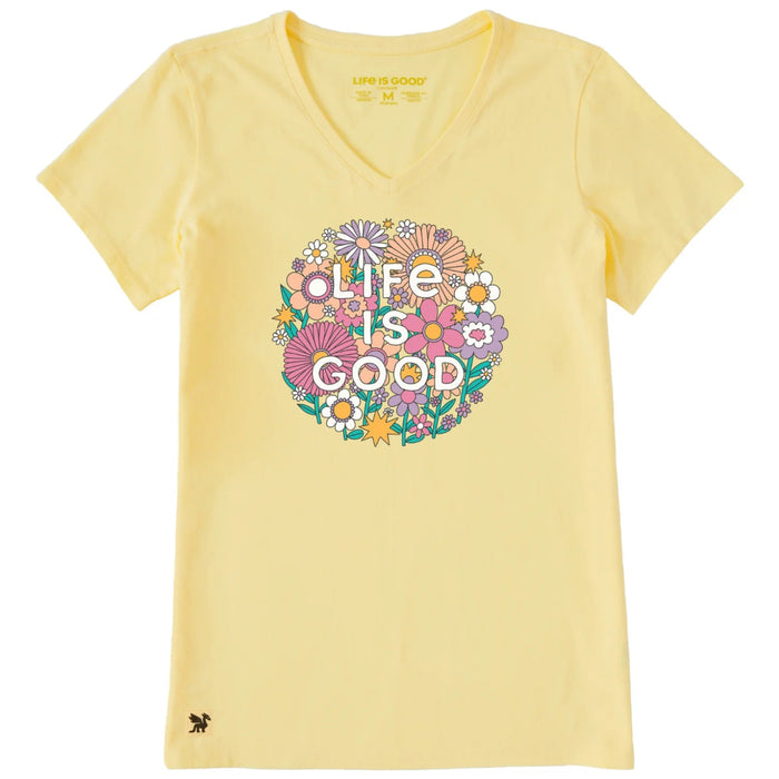 Women's Retro Flowerball Crusher T-shirt