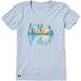 Women's Reflections in Bloom short sleeve T-shirt with a floral-inspired graphic, crew neckline, and relaxed fit for comfortable everyday wear.