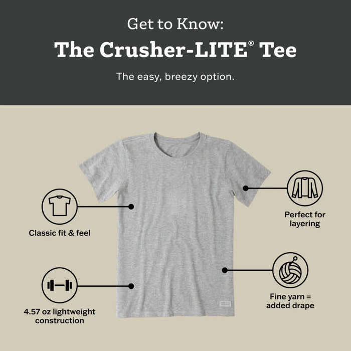 Life Is Good : Women's Lighthouse Moon T-Shirt