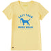 Women's Less Talk More Walk Leash Short Sleeve Crusher