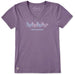 Women's Rally Butterflies short sleeve Crusher T-shirt featuring a colorful butterfly graphic, crew neckline, and relaxed garment-washed fit for casual everyday wear.