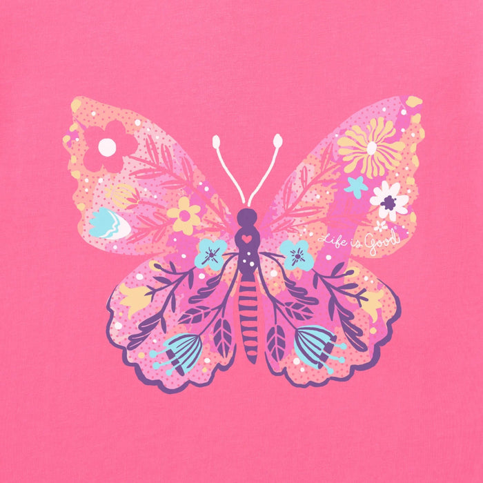 Life Is Good : Women's Butterfly Long Sleeve T-Shirt