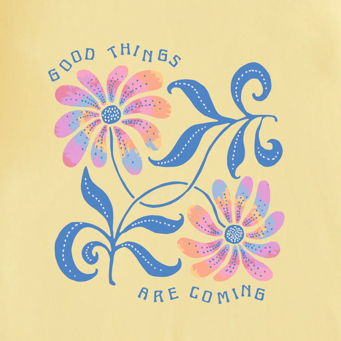 Life Is Good : Women's Hooded Good Things Long Sleeve T-Shirt