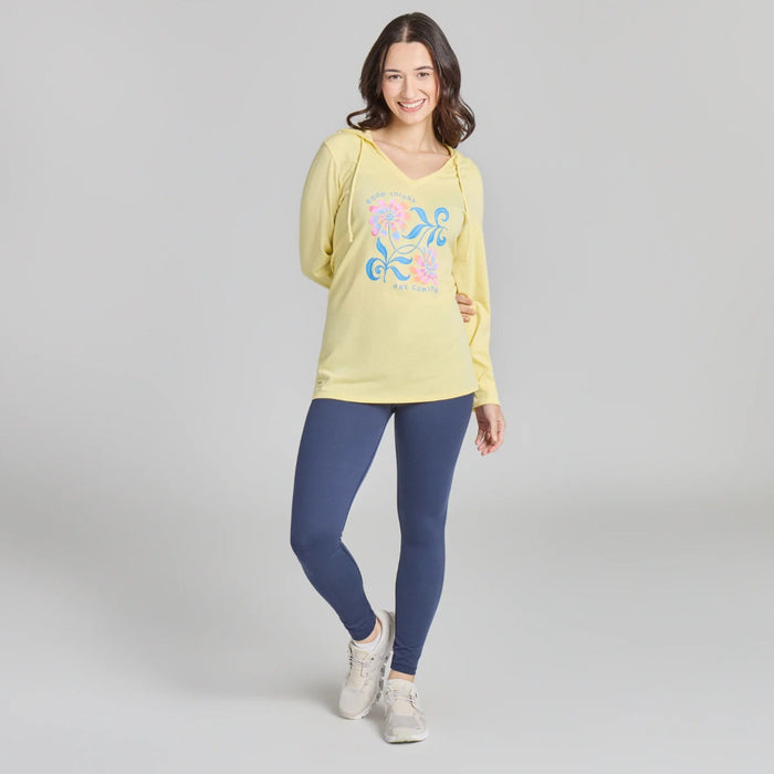 Life Is Good : Women's Hooded Good Things Long Sleeve T-Shirt