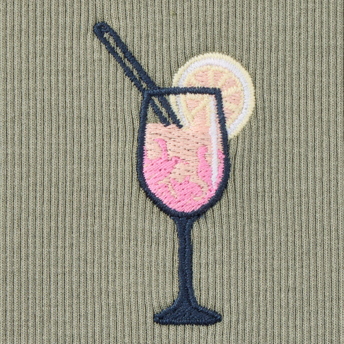 Life Is Good : Women's Embroidered Spritz Fitted Rib Tank