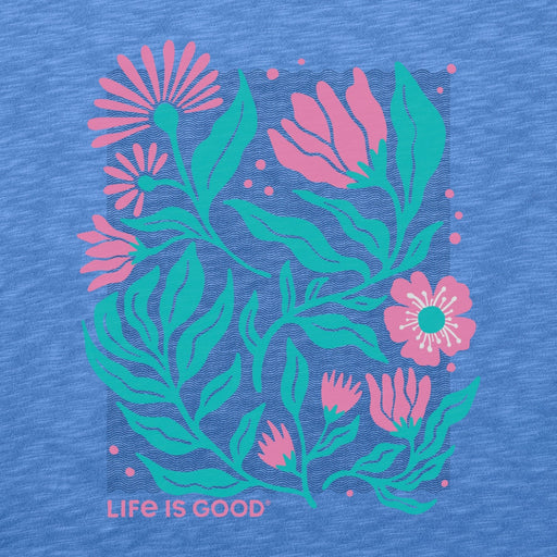 Life Is Good : Garden Floral Linework T-Shirt