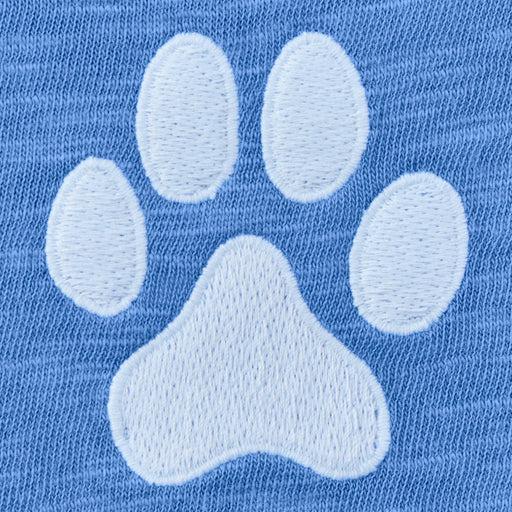 Life Is Good : Women's Embroidered Single Paw T-shirt