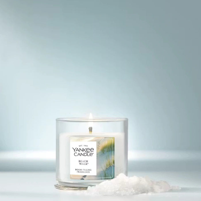 Our Small Tumbler Candles are made with a natural fiber wick and a premium plant wax blend for optimal fragrance performance.