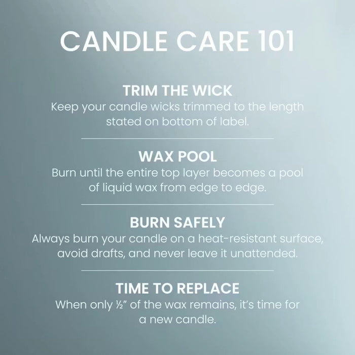 Our Small Tumbler Candles are made with a natural fiber wick and a premium plant wax blend for optimal fragrance performance.