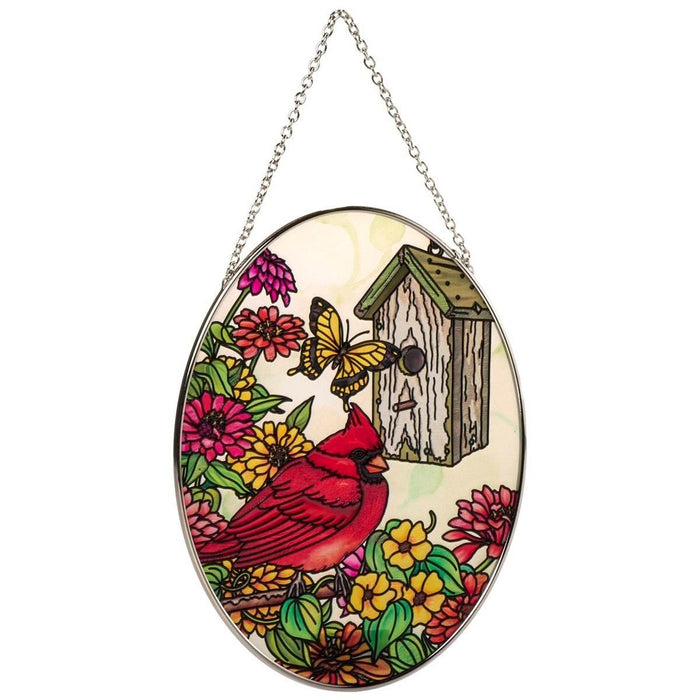 Bridgeton Hall : Birdsong Cardinal Suncatcher