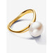 Pandora - Baroque Treated Freshwater Cultured Pearl Ring - Pandora rings - Summer rings - Pandora near me - Gold jewelry - Gold rings