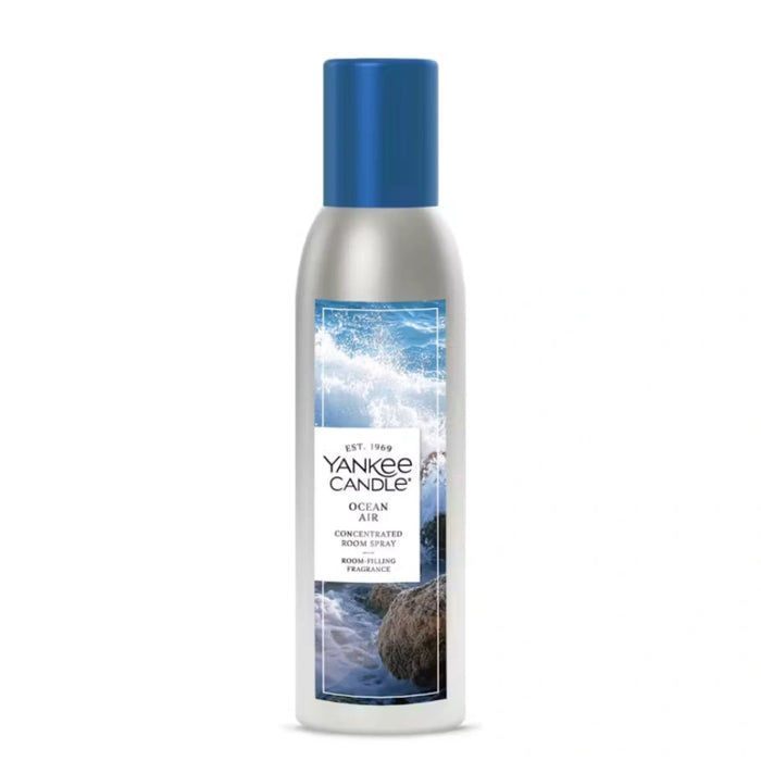 Concentrated Ocean Air Room Spray bottle with a refreshing ocean-inspired fragrance designed to instantly freshen rooms and eliminate odors.