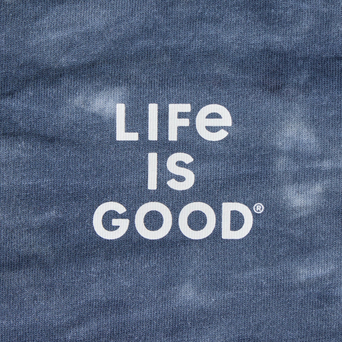 Life Is Good : Men's Clean Stacked T-Shirt