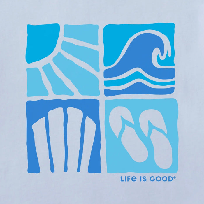 Life Is Good : Women's Summer Days Crusher Boxy Tee T-Shirt