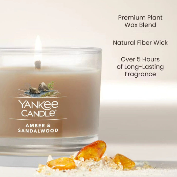 Rich Amber & Sandalwood™ fragrance with warm woody notes