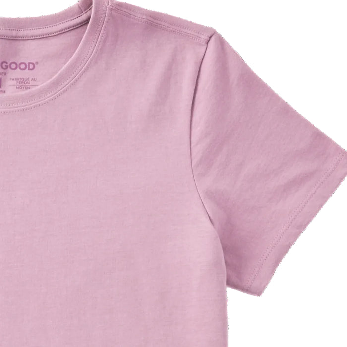 Women's Every Little Thing Blooms short sleeve Crusher T-shirt featuring an inspirational floral graphic, crew neckline, and relaxed garment-washed fit for comfortable everyday wear.