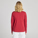 Life Is Good women's long sleeve Crusher Vee featuring an All the Snowflakes graphic