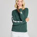 Women's Life is Good Snowman Parade Long Sleeve Crusher Vee shirt