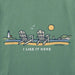 Life Is Good women's long sleeve Crusher Vee featuring the I Like It Here graphic