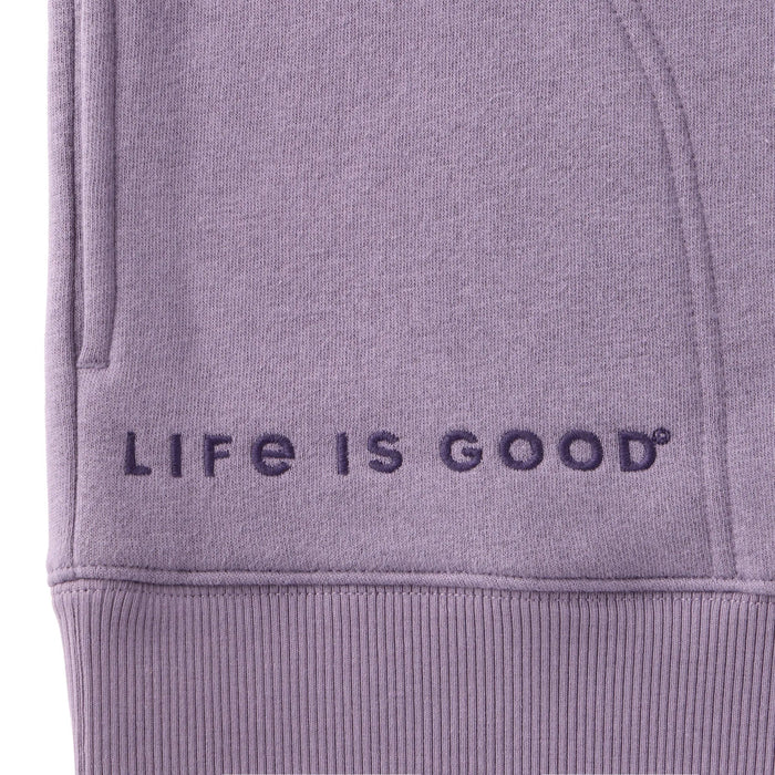 Life Is Good women's Crafty Wordmark Good Vibes full-zip fleece hoodie