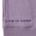Life Is Good women's Crafty Wordmark Good Vibes full-zip fleece hoodie