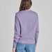 Women's Life is Good Good Vibes crew sweatshirt in dusk purple
