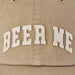 Life Is Good Adult Unisex Beer Me Arch Chill Cap featuring embroidered Beer Me graphic, washed 100% cotton fabric, unstructured low-mid crown, and adjustable snap-back closure
