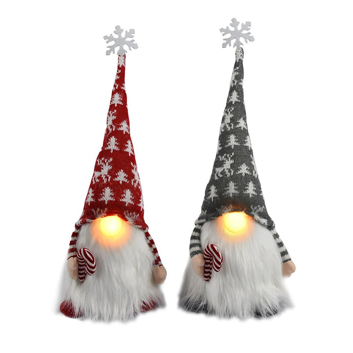 17.5" LED Merry & Bright Gnomes Shelf Sitter - Assorted 1 at random, Style can not be chosen - 17.5" LED Merry & Bright Gnomes Shelf Sitter - Assorted 1 at random, Style can not be chosen