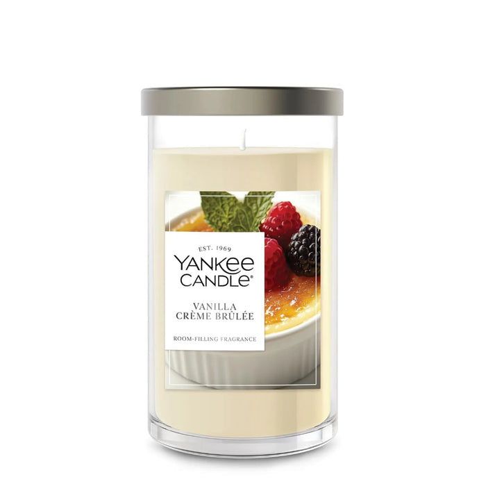Yankee Candle Vanilla Crème Brulee Medium Pillar scented candle