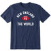Life Is Good : Men's New England vs. The World Short Sleeve Crusher T-Shirt
