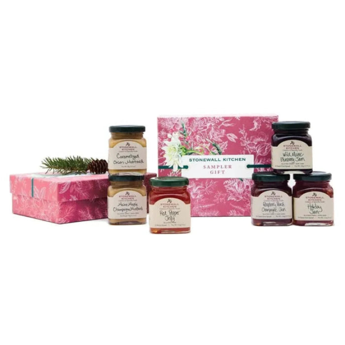 Holiday 2026 Sampler Collection featuring a festive assortment of seasonal gourmet gifts