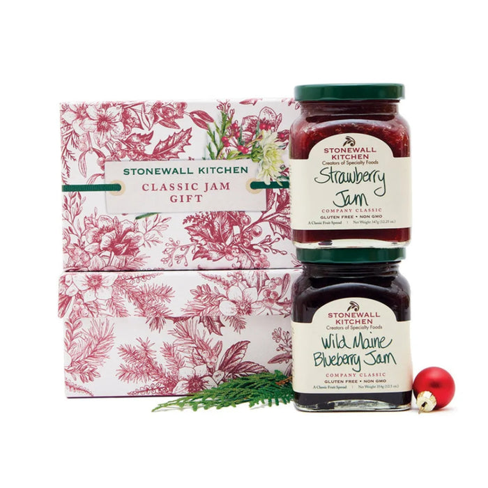 Holiday 2026 Classic Jam Collection featuring an assortment of classic gourmet jams for festive gifting