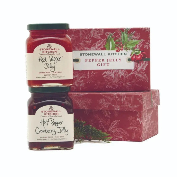 Holiday 2026 Pepper Jelly Collection featuring a festive assortment of gourmet pepper jellies for gifting